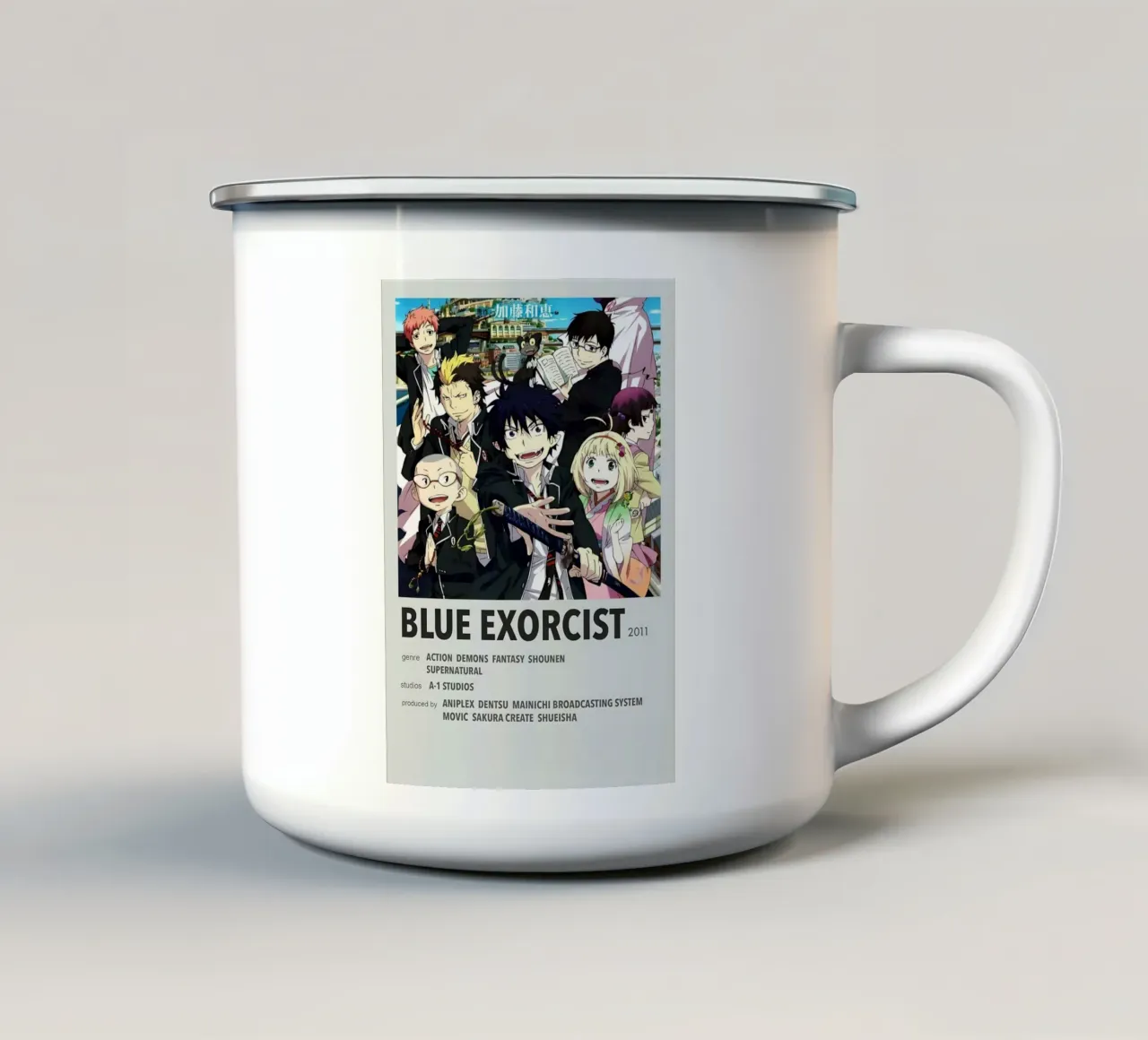 BLUE EXORCIST 2011 tazza in smalto da Totoya
