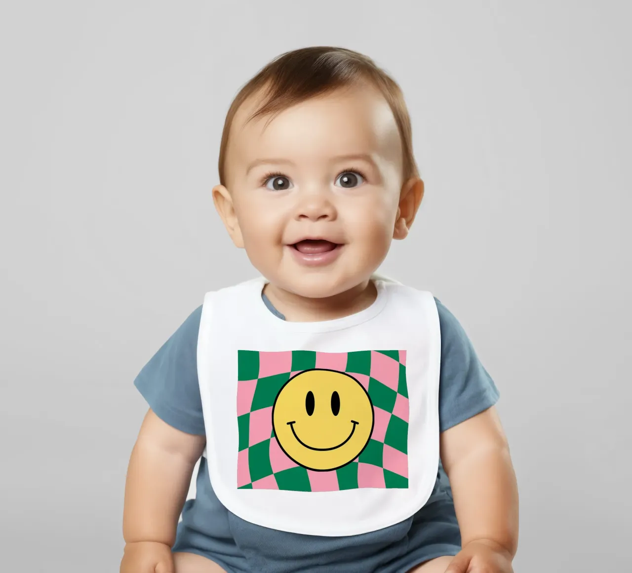 Checkered Bliss bavaglino da Kintsugi99