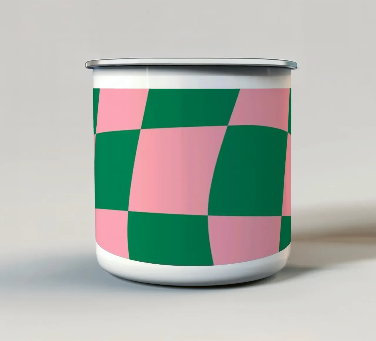 Beatitudine a scacchi tazza in smalto da Kintsugi99