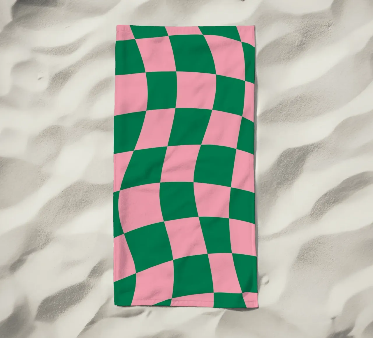 Beatitudine a scacchi telo mare da Kintsugi99