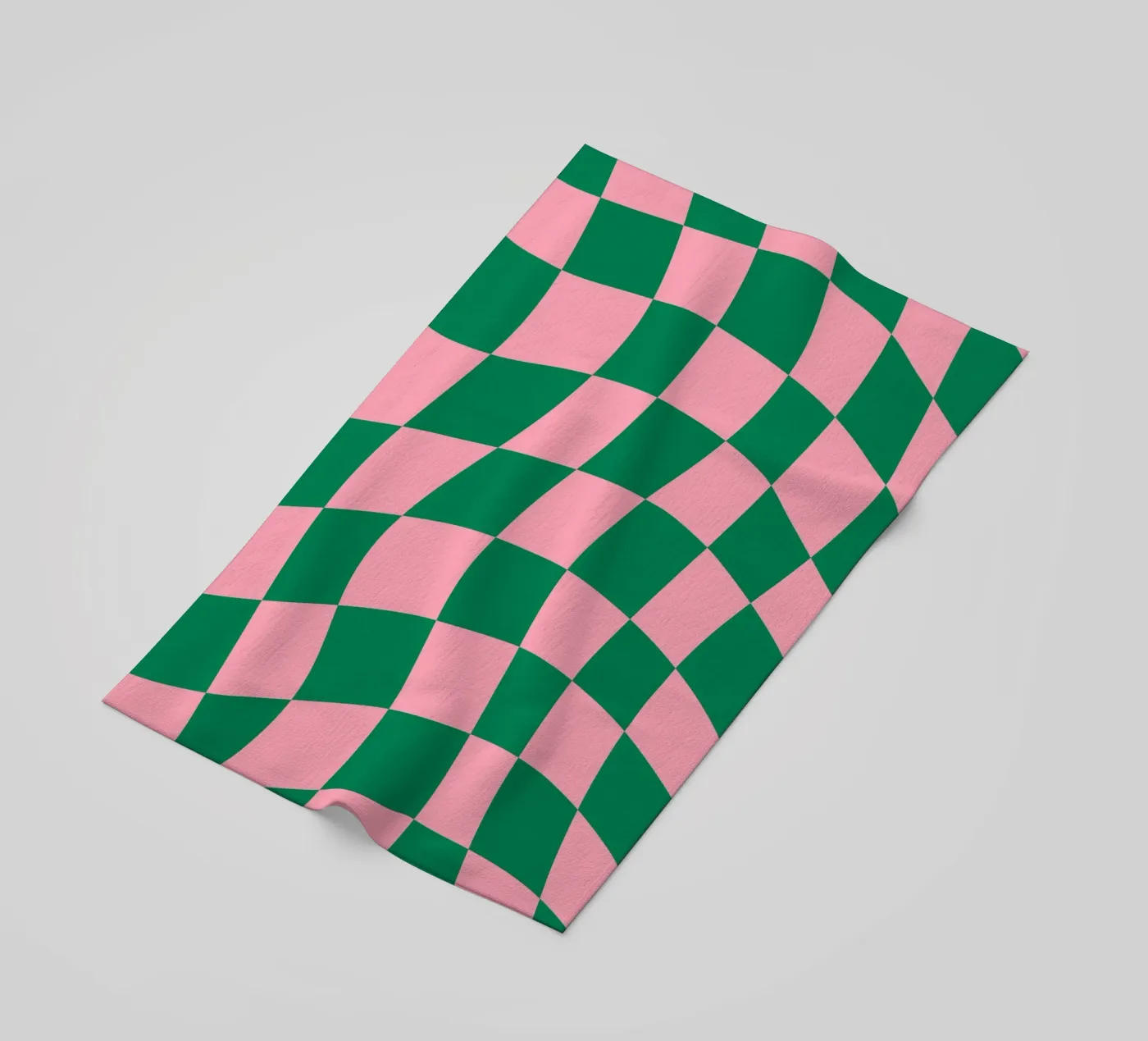 Checkered Bliss serviette de plage de Kintsugi99