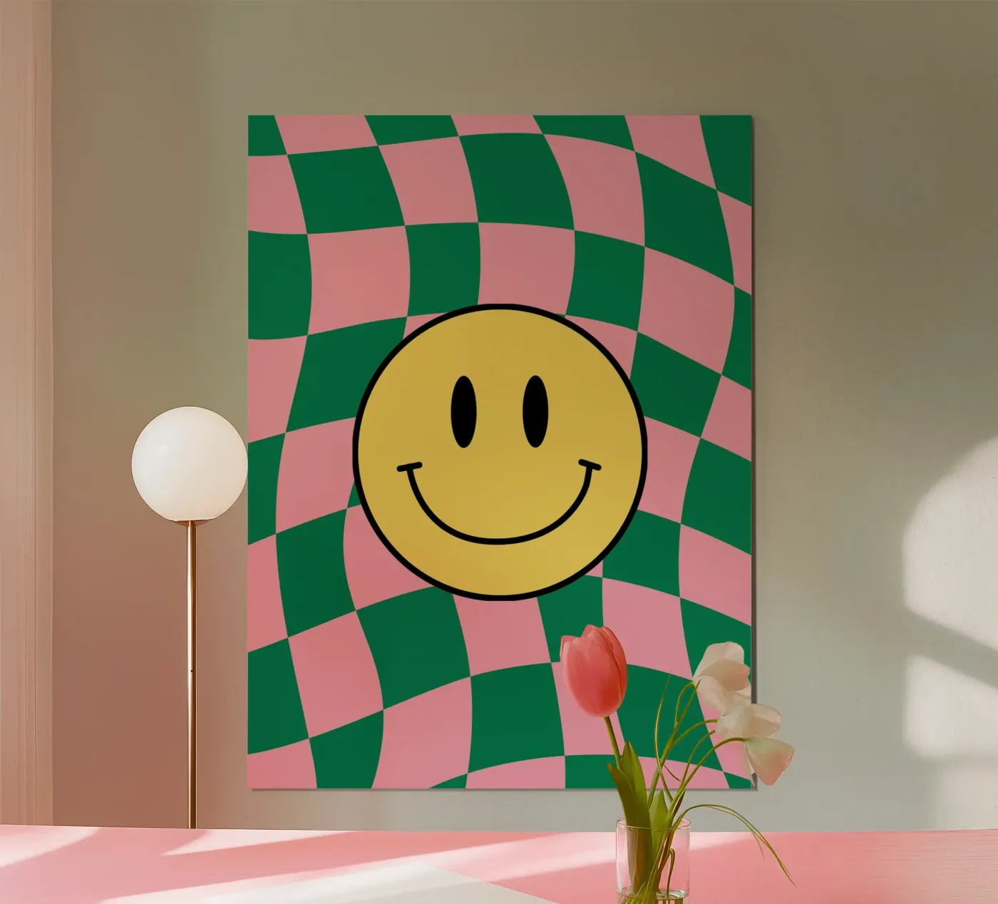 Checkered Bliss poster by Kintsugi99