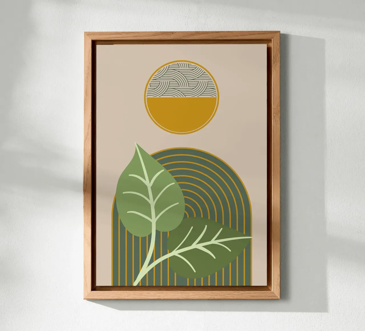 foglie cerchio modelli archi colore verde alluminio dibond da Dale Edward YoungJr