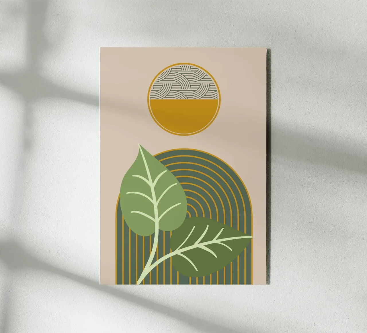 foglie cerchio modelli archi colore verde alluminio dibond da Dale Edward YoungJr
