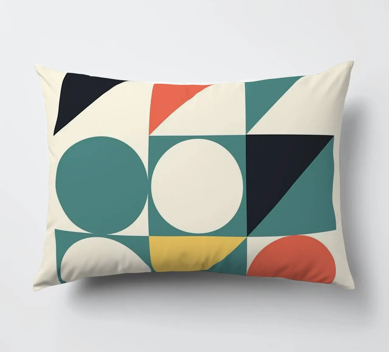forme geometriche cerchi triangoli quadrati cuscino da Dale Edward YoungJr