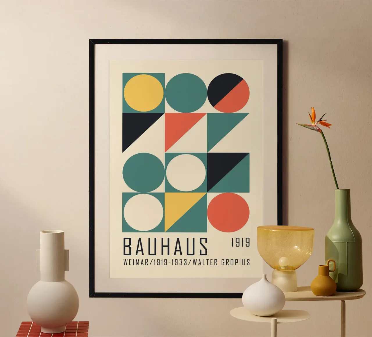 forme geometriche cerchi triangoli quadrati carta hahnemühle da Dale Edward YoungJr