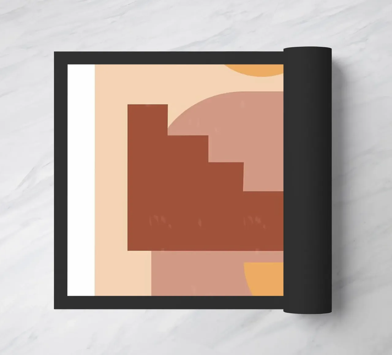 forme geometriche cerchio semicerchio rettangolo zerbino da Dale Edward YoungJr