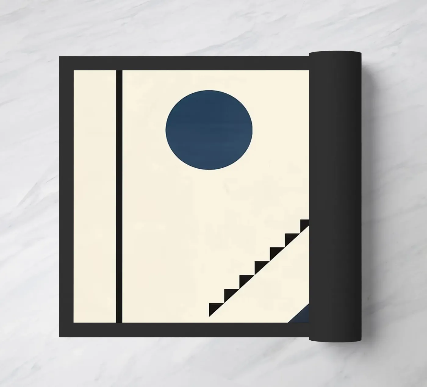 semi-circle doormat by Dale Edward YoungJr