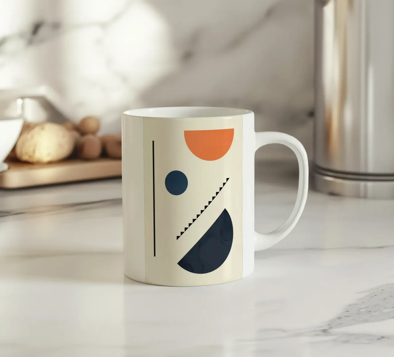 semicerchio tazza in ceramica da Dale Edward YoungJr
