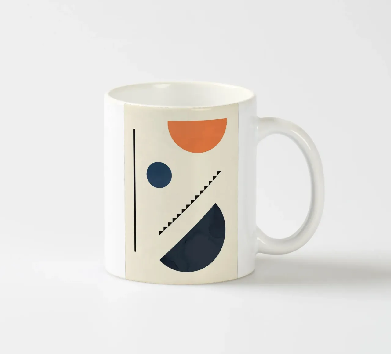 semicerchio tazza in ceramica da Dale Edward YoungJr