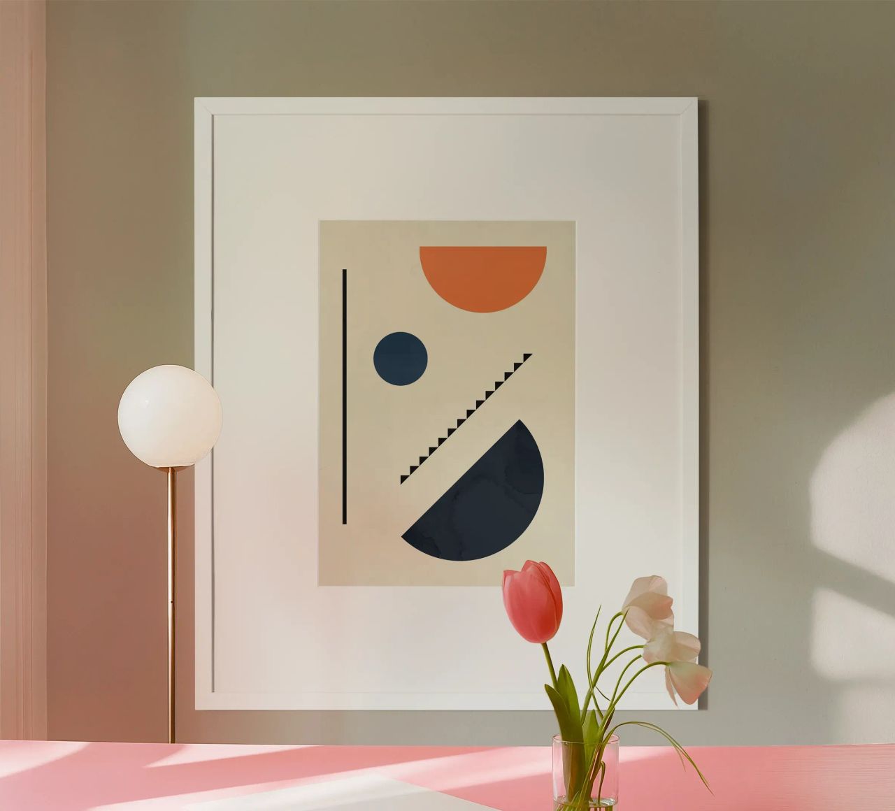 circle semi-circle poster de Dale Edward YoungJr