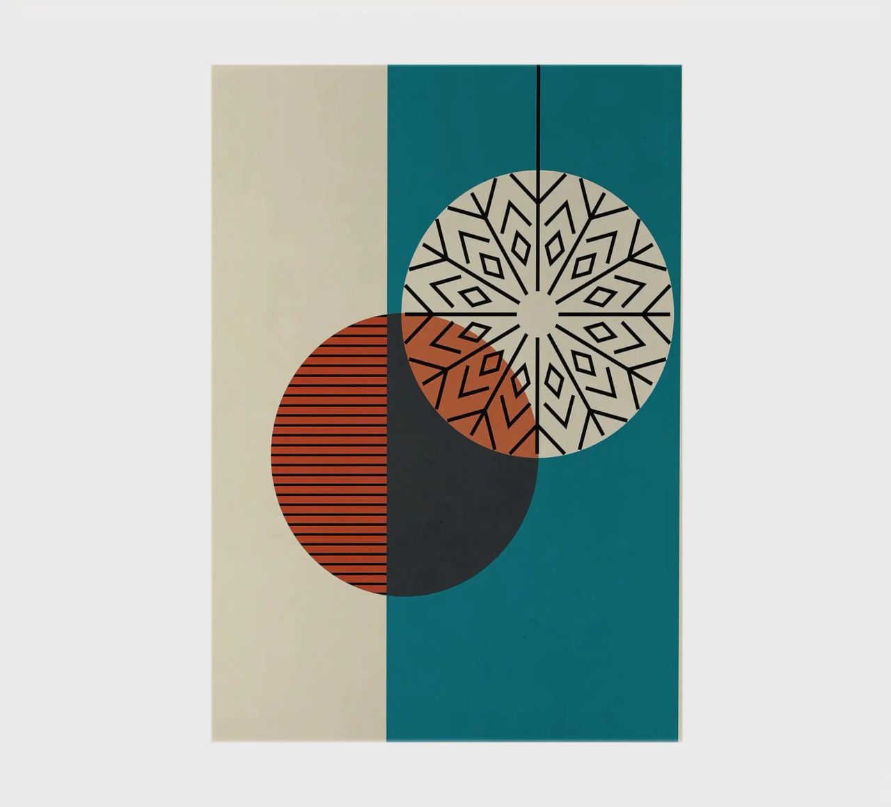 geometric shapes circle patterns notebook by Dale Edward YoungJr