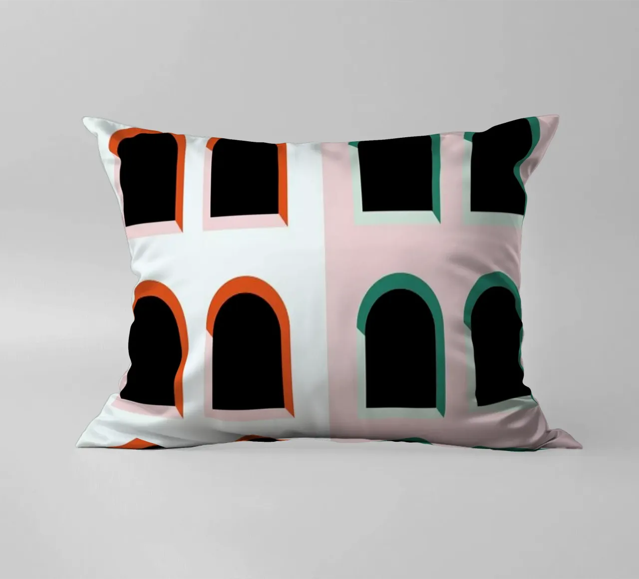 Arched Window House cuscino da Linda Gobeta