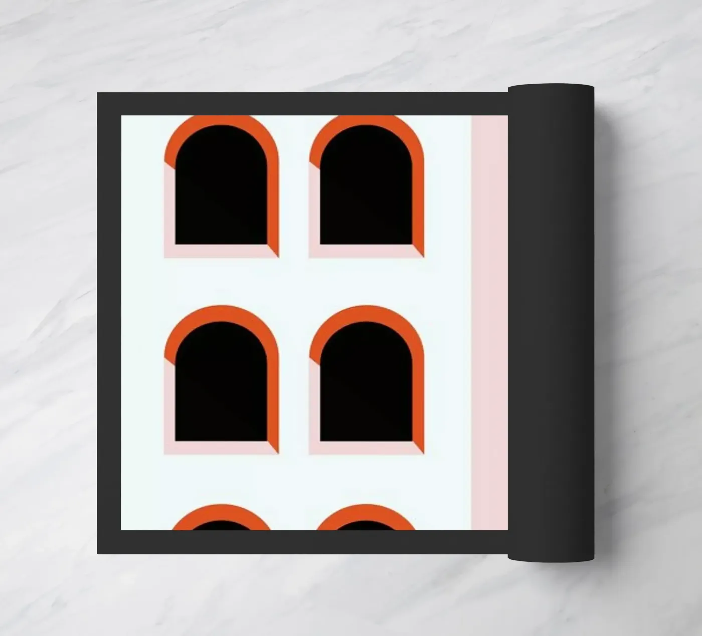 Arched Window House deurmat van Linda Gobeta