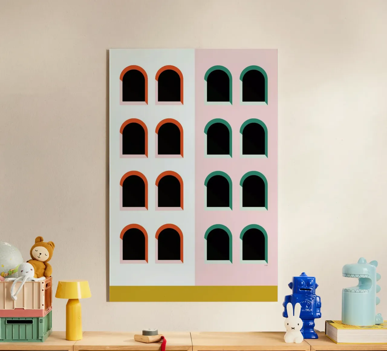 Arched Window House plexiglass da Linda Gobeta