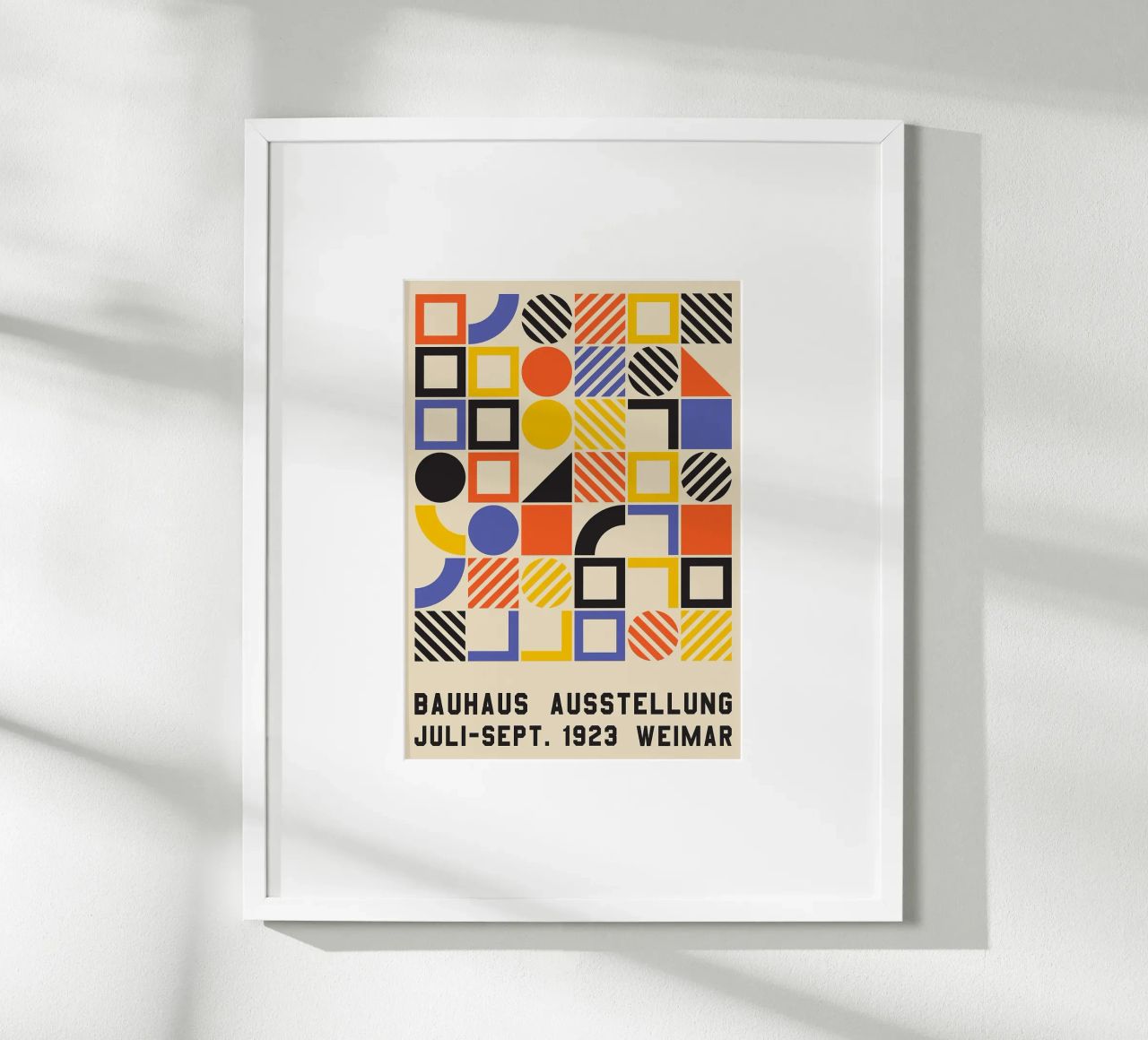 forme geometriche blocchi cerchi colorati carta hahnemühle da MinimalistPosterCharles