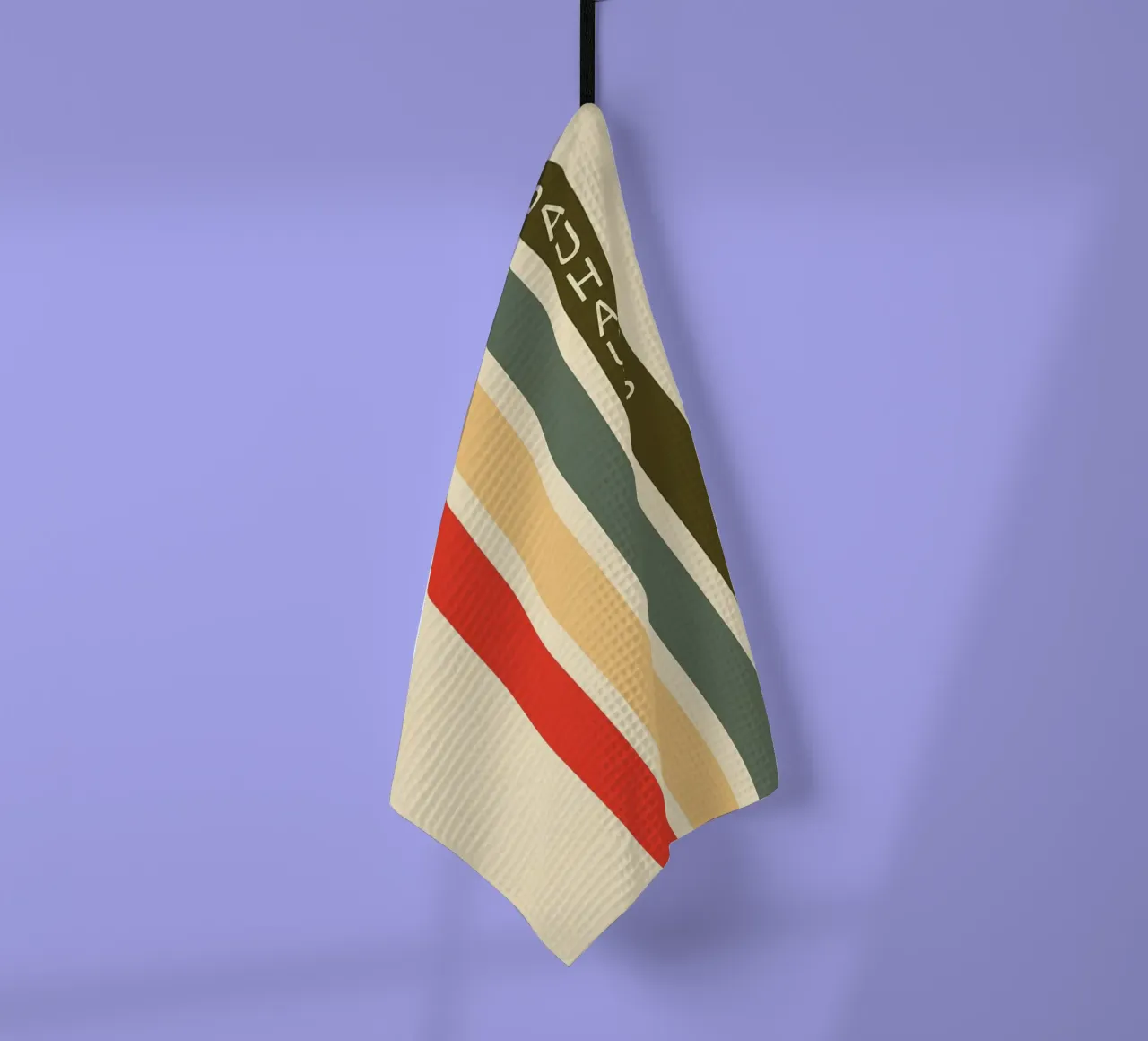 strisce linee verticali testo tipografia canovaccio da cucina da MinimalistPosterCharles