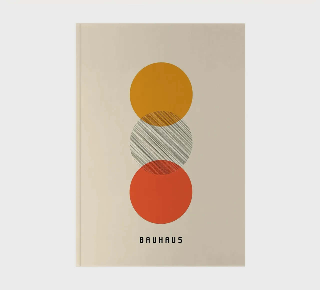 circle geometric graphic abstract notebook by MinimalistPosterCharles