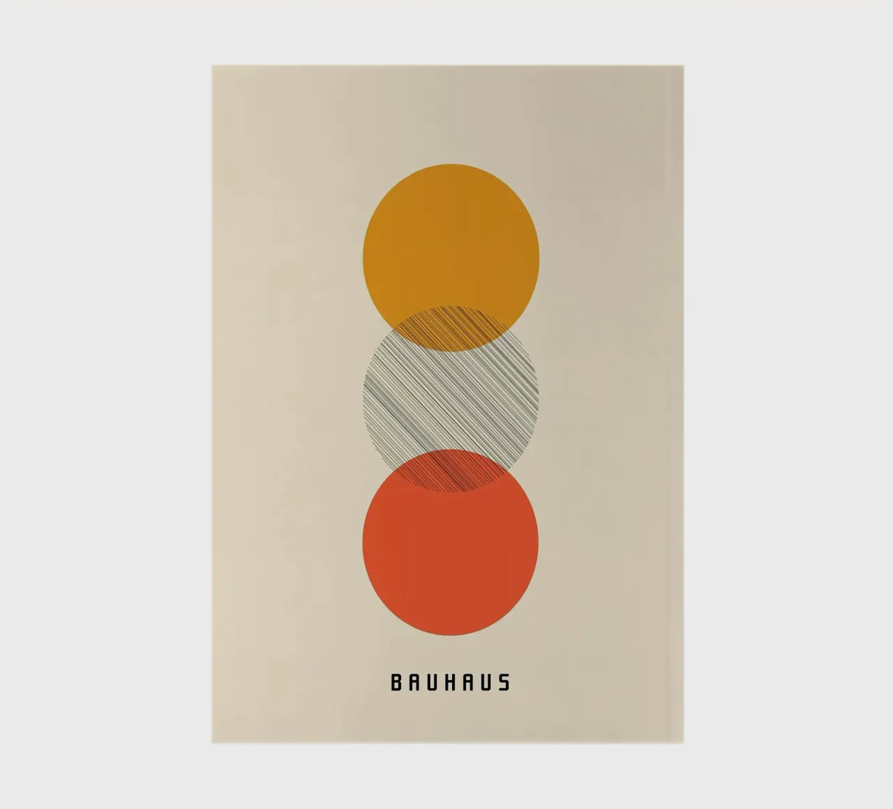 circle geometric graphic abstract notebook by MinimalistPosterCharles