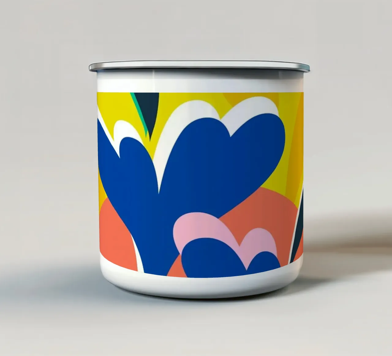 Armonia floreale tazza in smalto da Kintsugi99