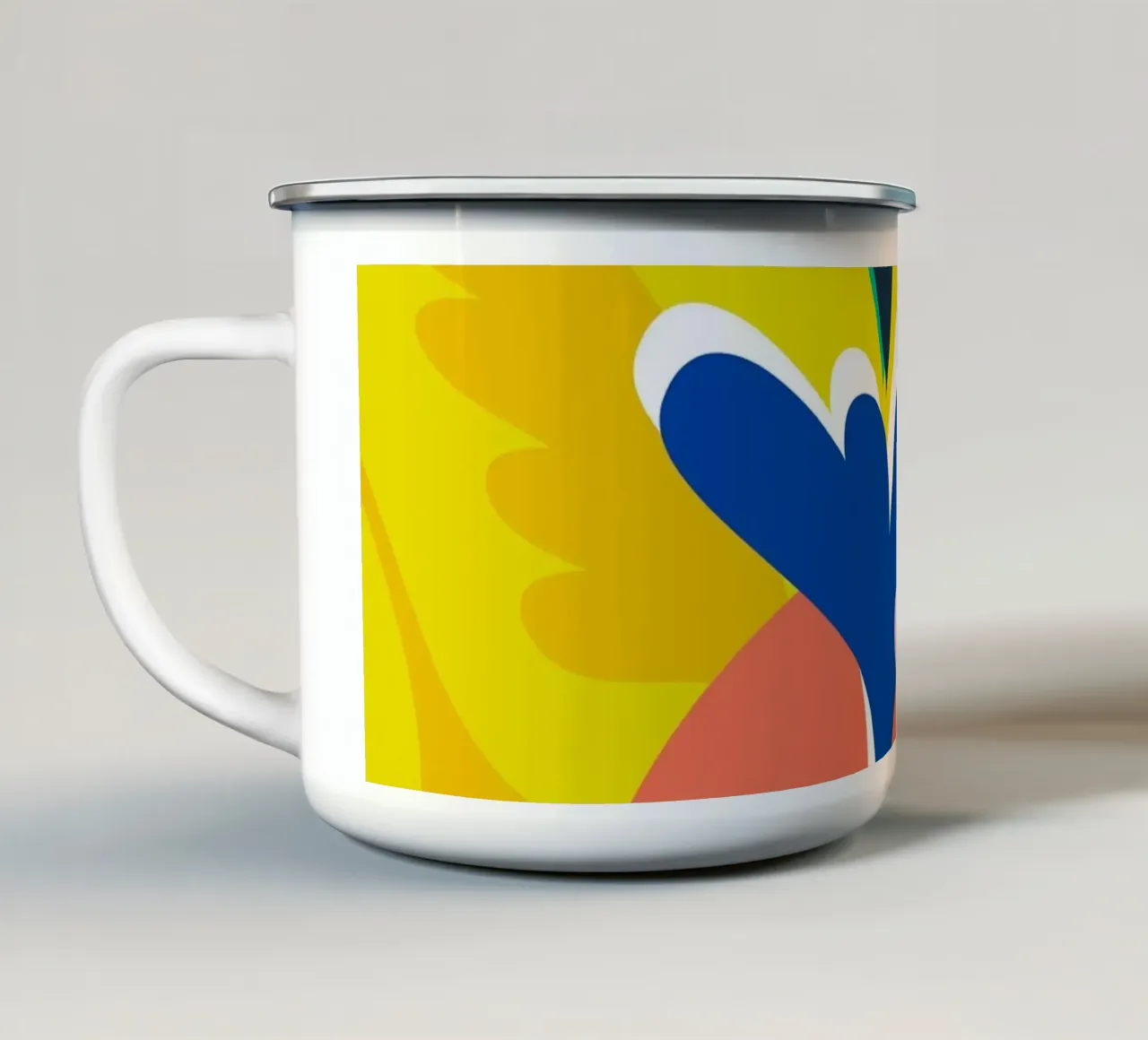 Armonia floreale tazza in smalto da Kintsugi99