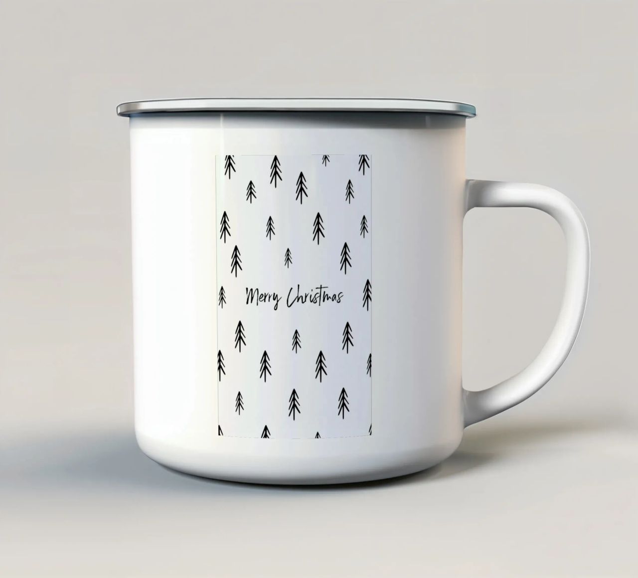 A Perfect Christmas tazza in smalto da daylight design studio