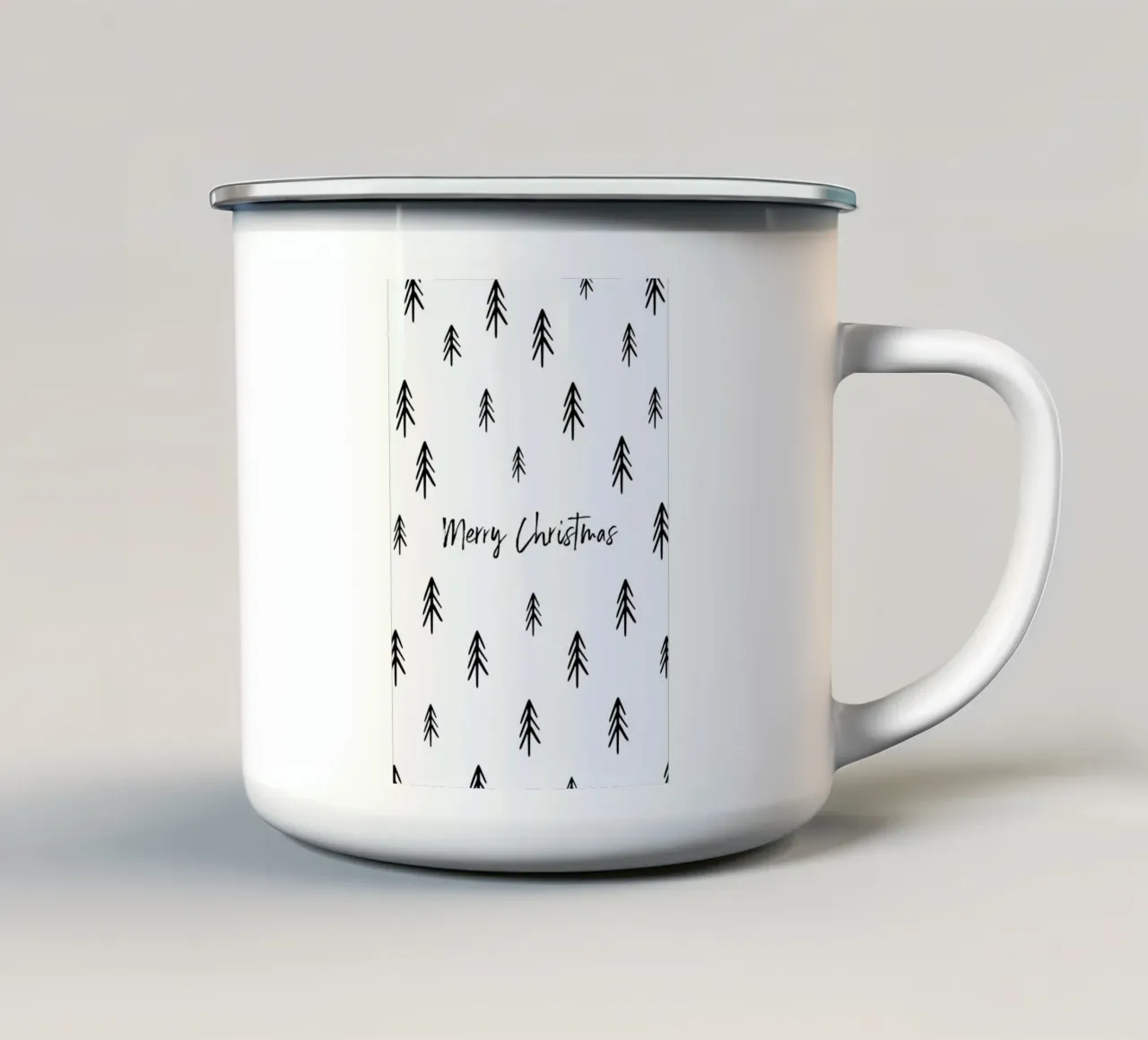 A Perfect Christmas tazza in smalto da daylight design studio