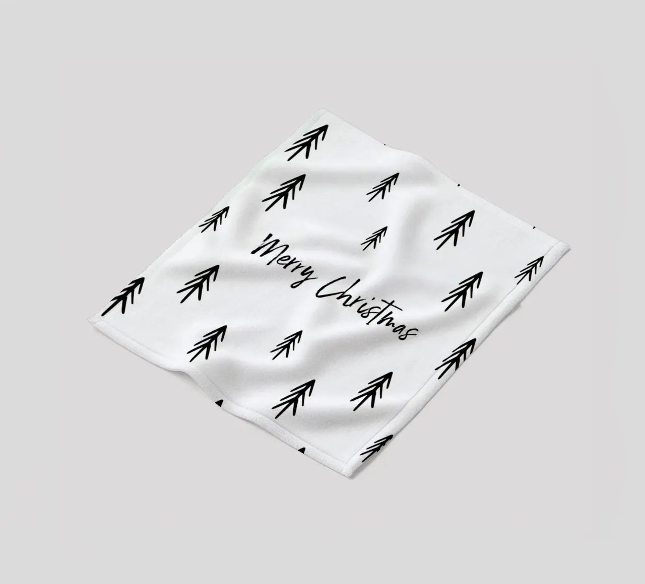A Perfect Christmas fleece blanket by daylight design studio