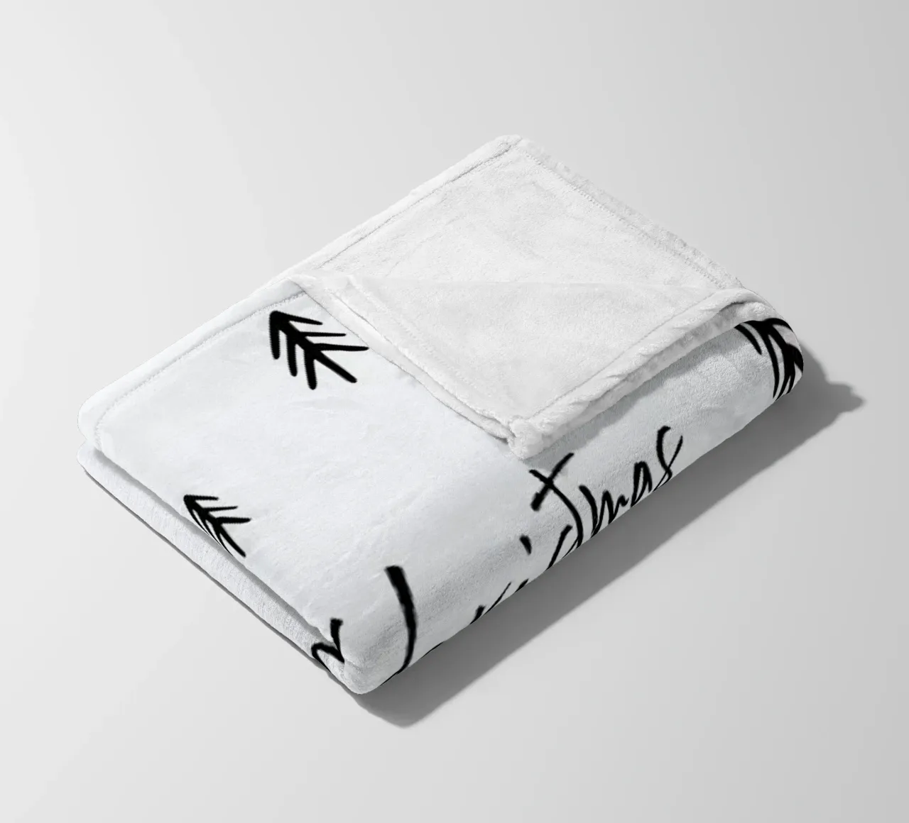 A Perfect Christmas fleece blanket by daylight design studio