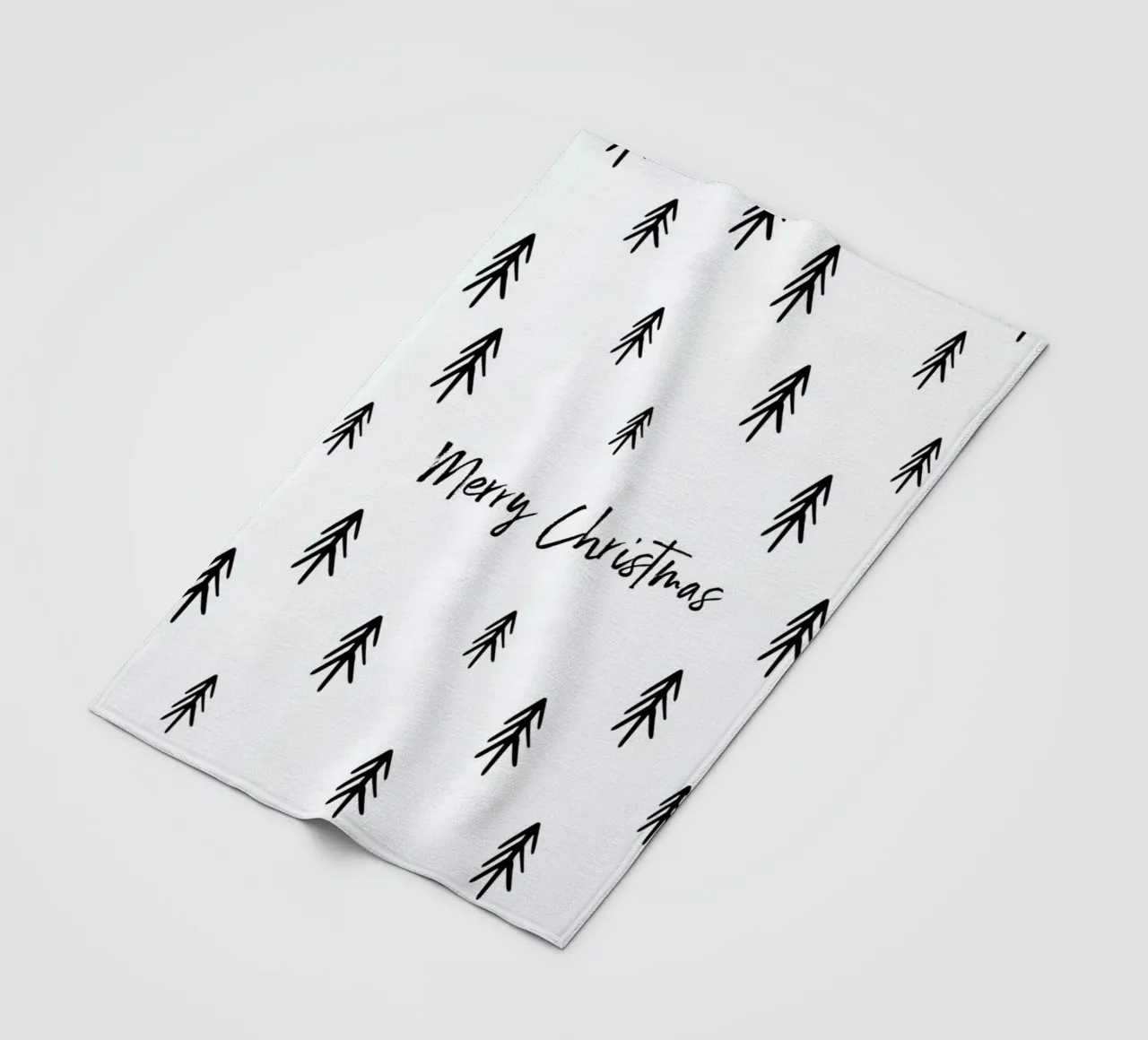 A Perfect Christmas fleece blanket by daylight design studio