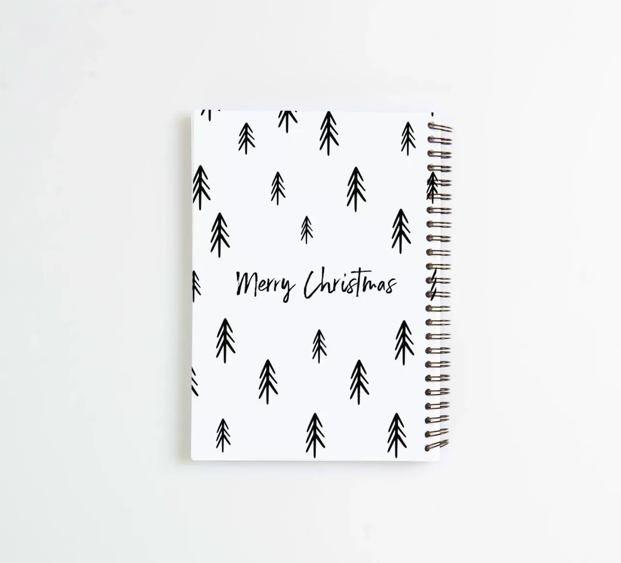 A Perfect Christmas spiral notebook by daylight design studio