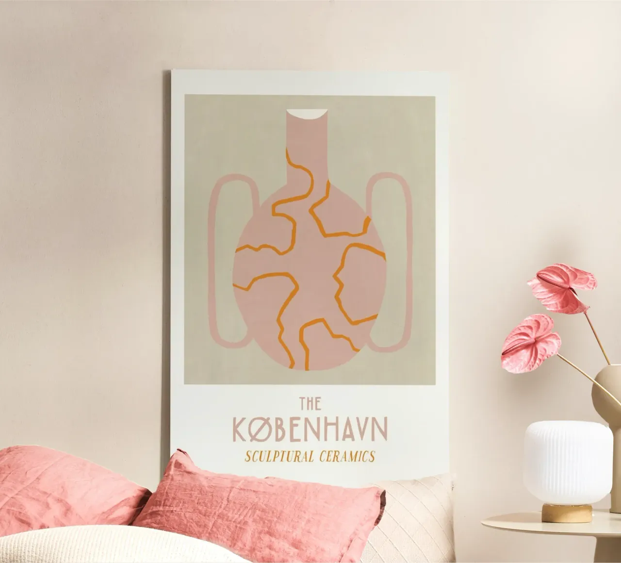The Kobenhavn No. 4 tela con Cornice a cassetta da typealive