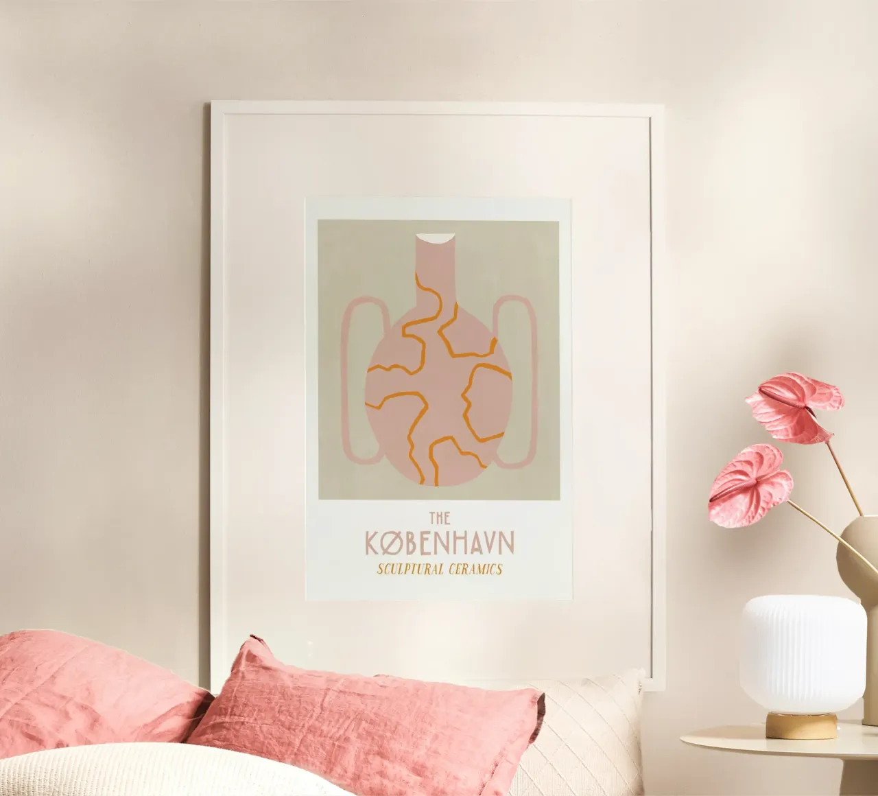 The Kobenhavn No. 4 poster con telaio in alluminio da typealive