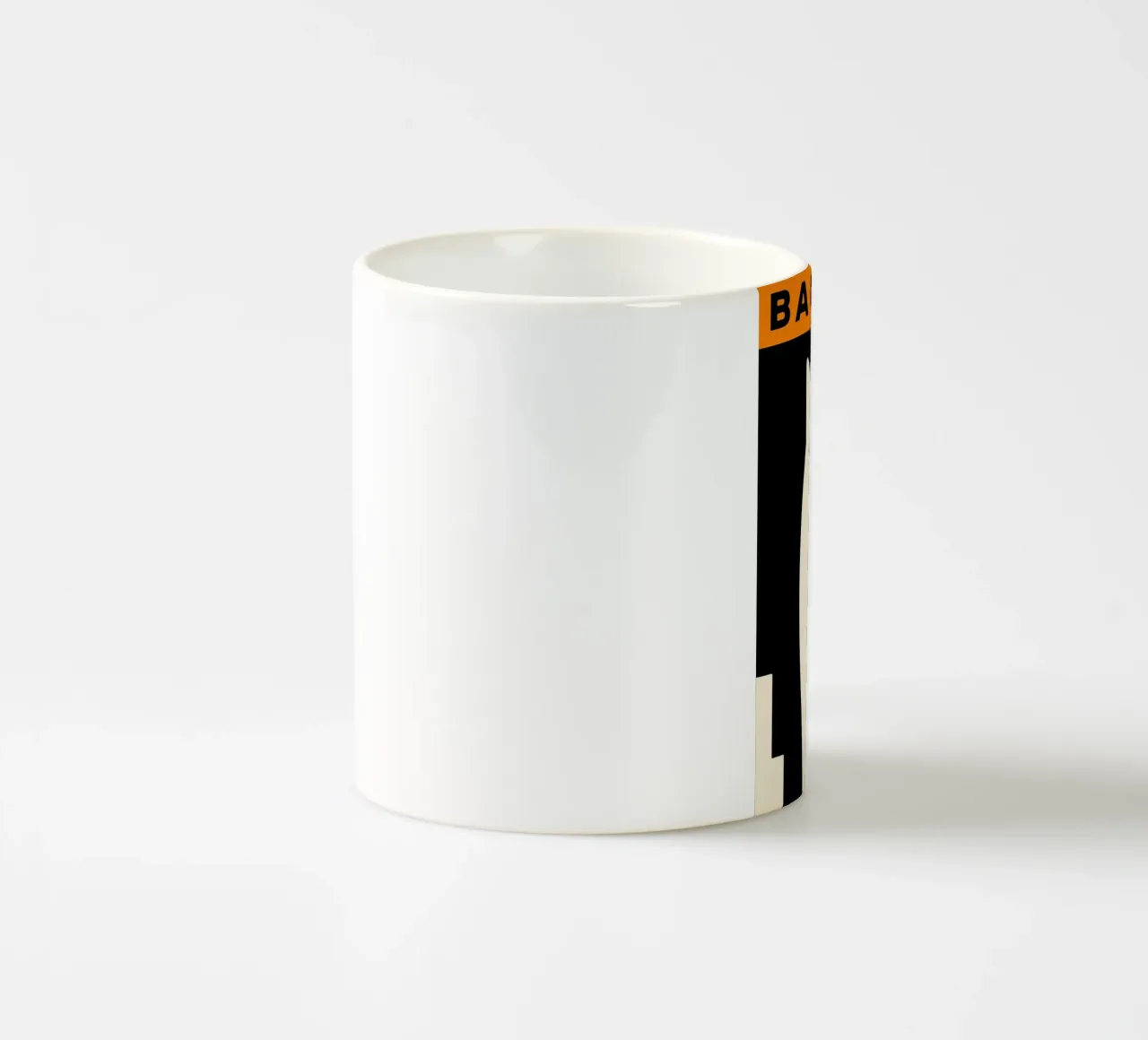 gatto in grassetto tazza in ceramica da Purrfect Whiskers Art