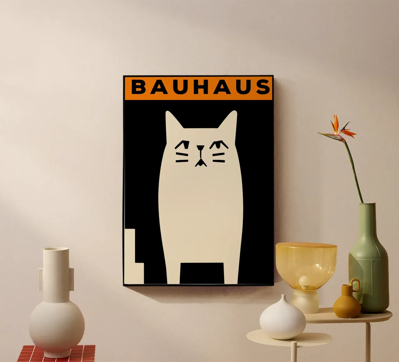 gatto in grassetto plexiglass da Purrfect Whiskers Art
