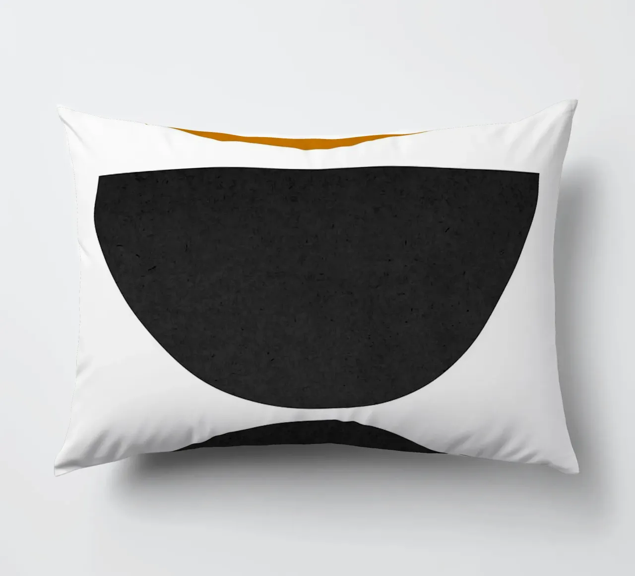 semicerchi forme geometriche contrasto cuscino da Purrfect Whiskers Art