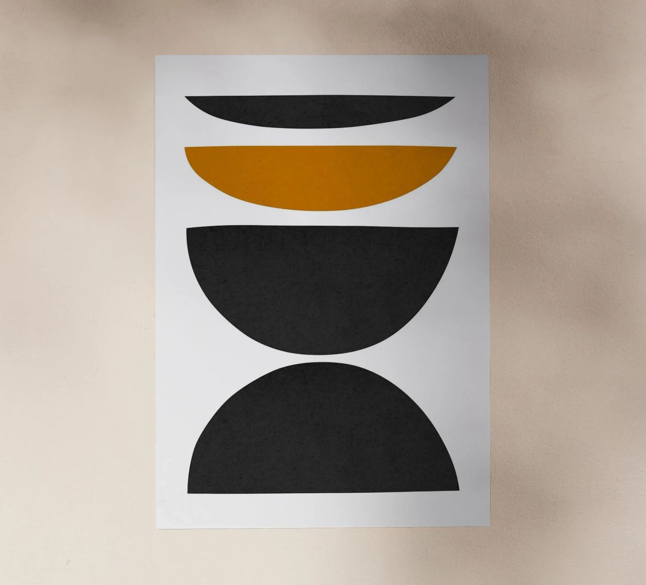 semicerchi forme geometriche contrasto pellicola backlit da Purrfect Whiskers Art