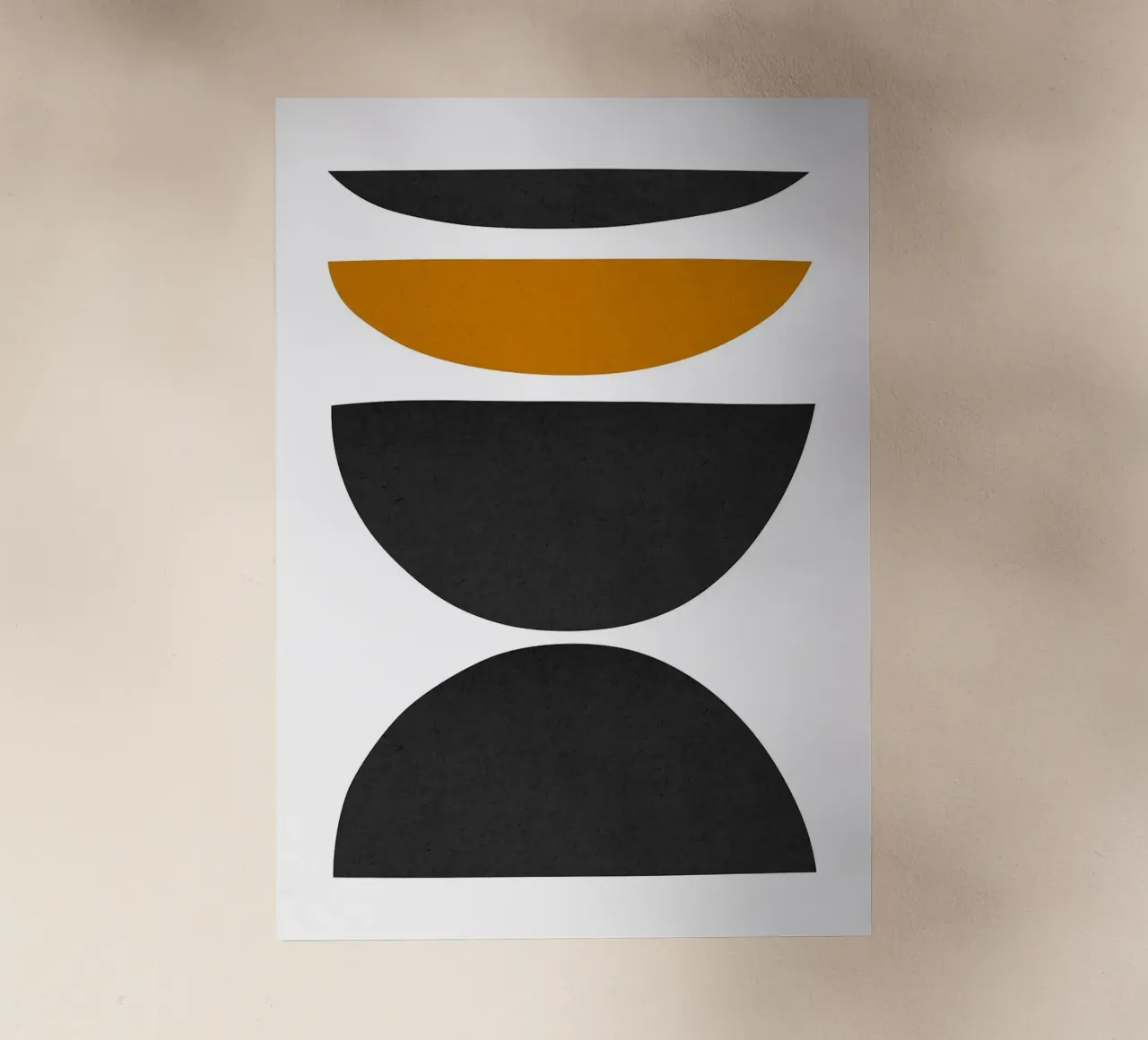 semicerchi forme geometriche contrasto pellicola backlit da Purrfect Whiskers Art