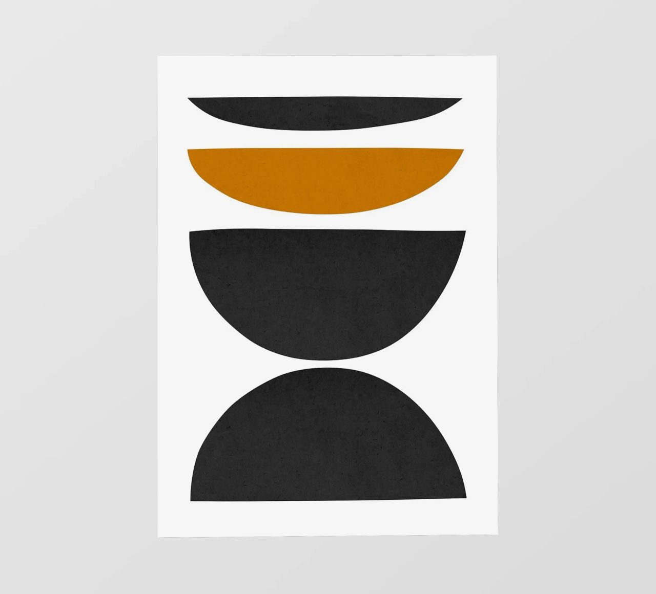 semicerchi forme geometriche contrasto pellicola backlit da Purrfect Whiskers Art
