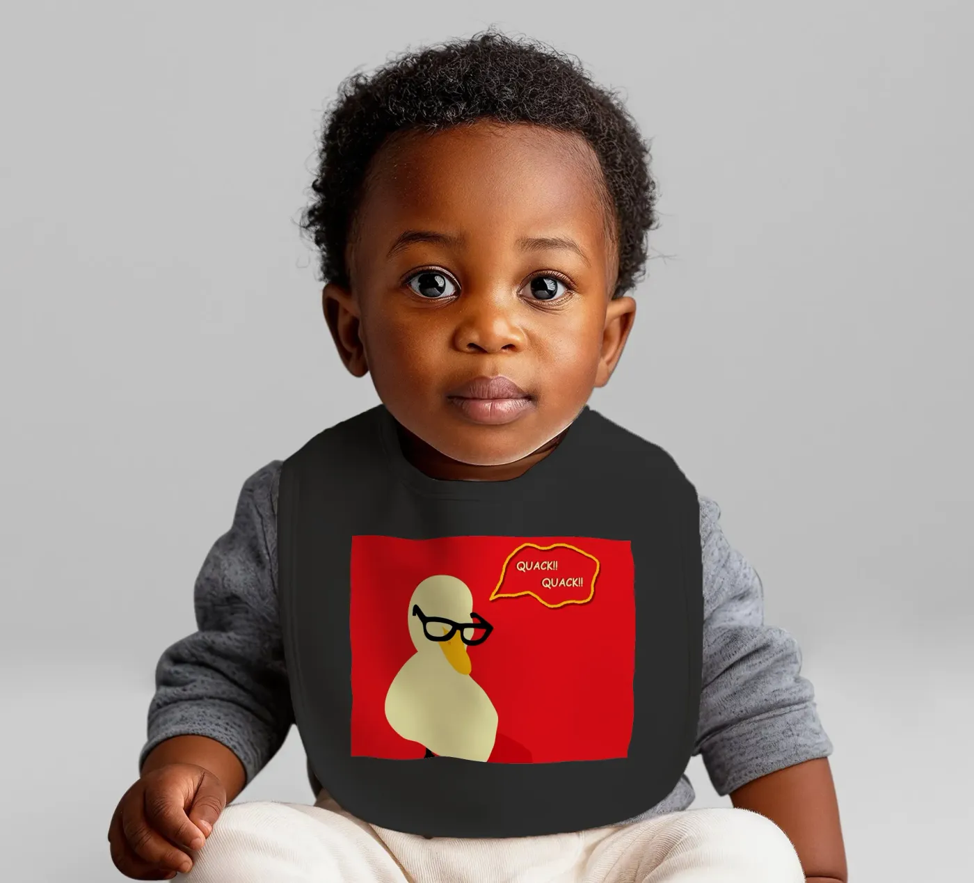 Anatra dapper bavaglino da Kintsugi99