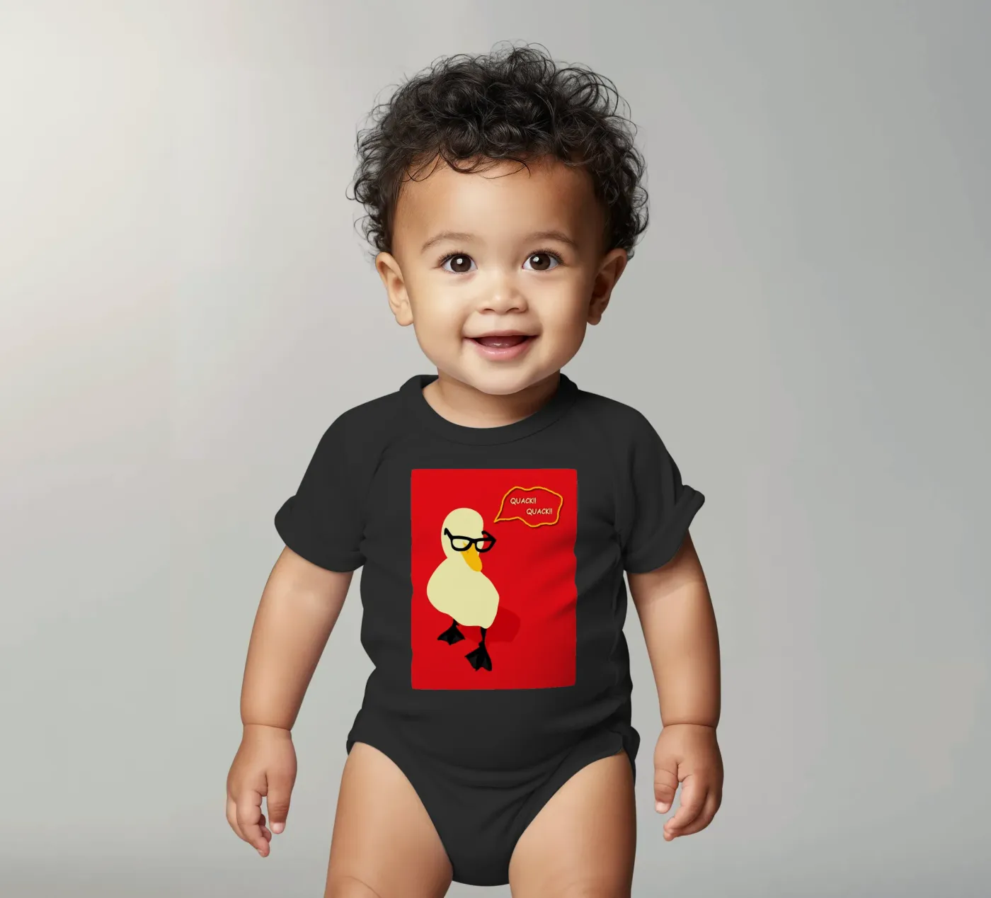 Le canard à tête noire body bébé de Kintsugi99