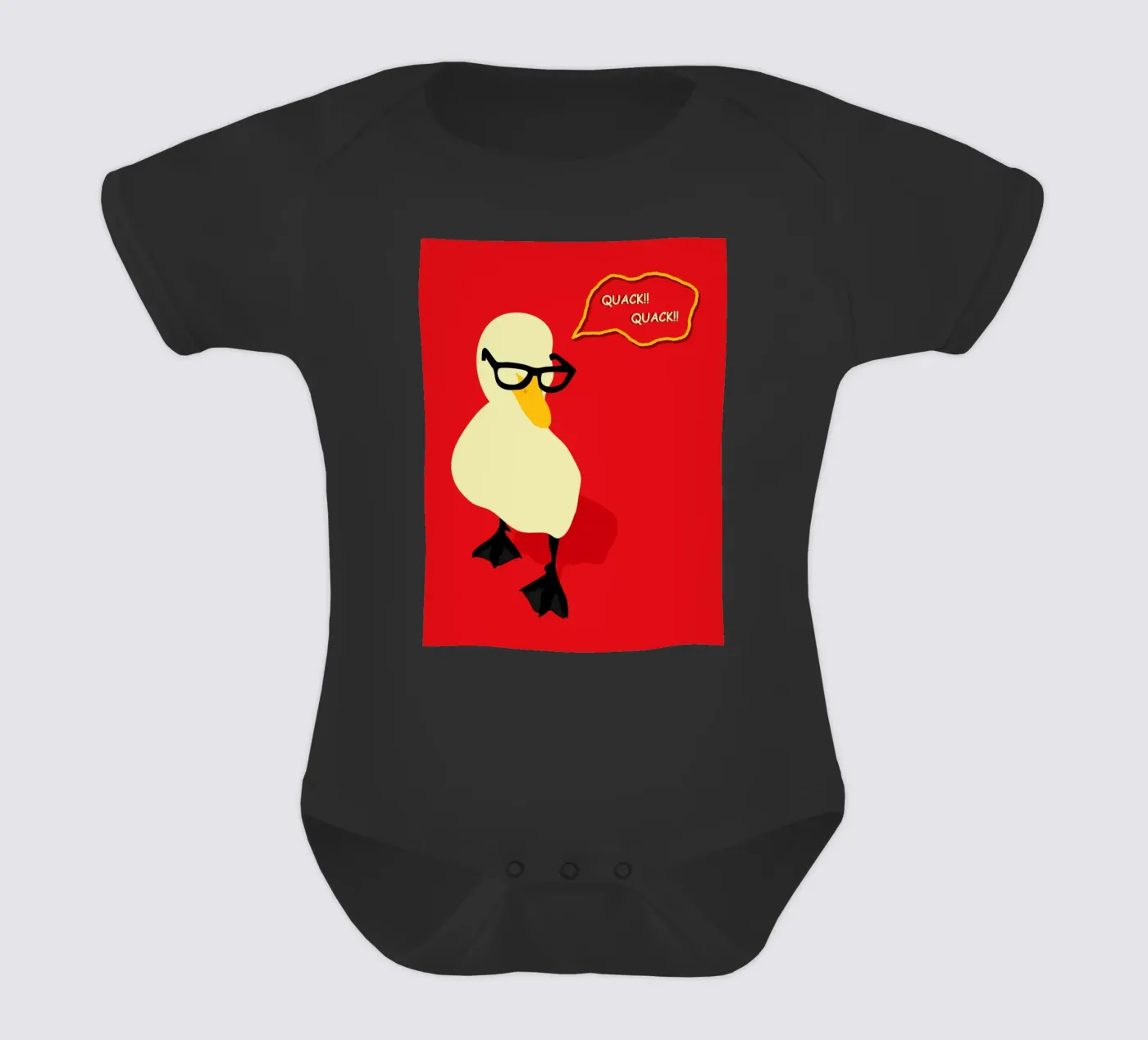 Le canard à tête noire body bébé de Kintsugi99
