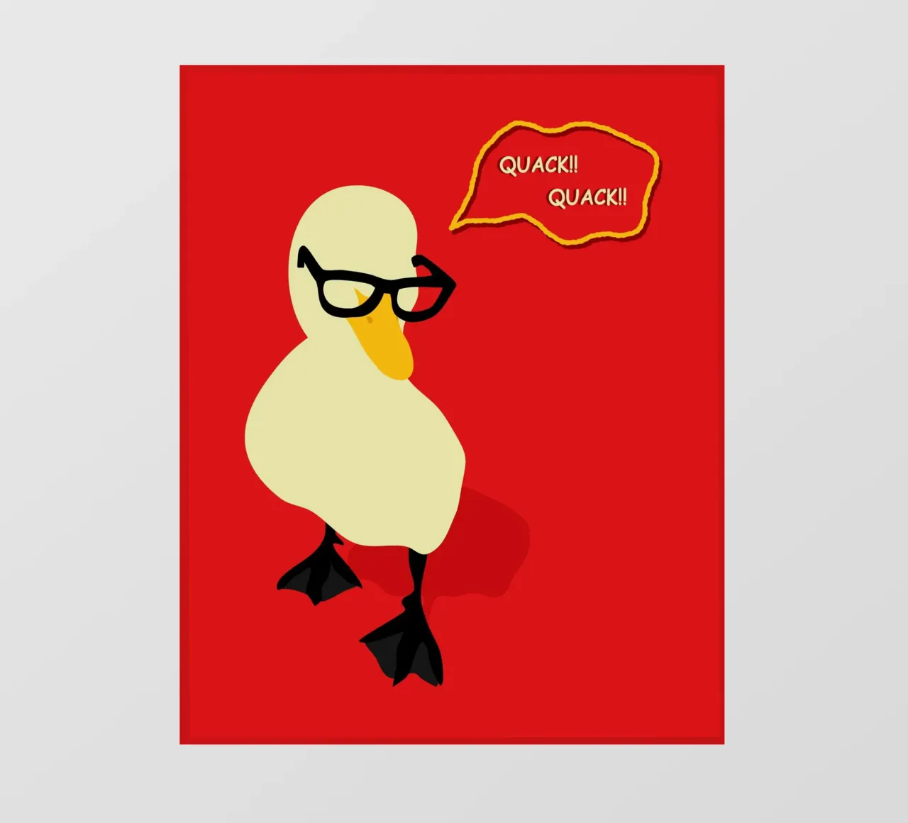 Dapper Duck fotobehang van Kintsugi99