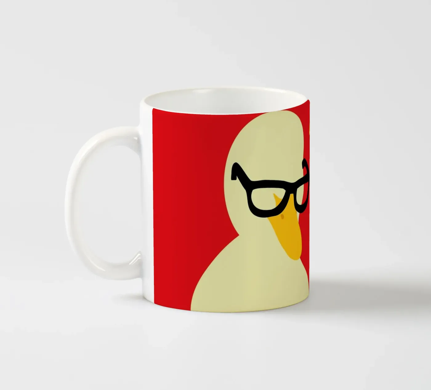 Dapper Duck ceramic mug by Kintsugi99