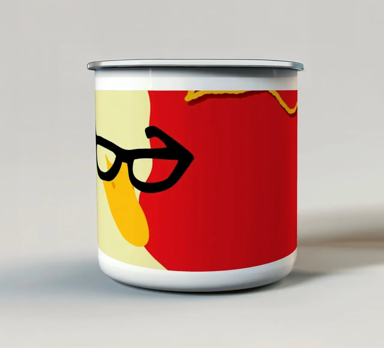 Anatra dapper tazza in smalto da Kintsugi99
