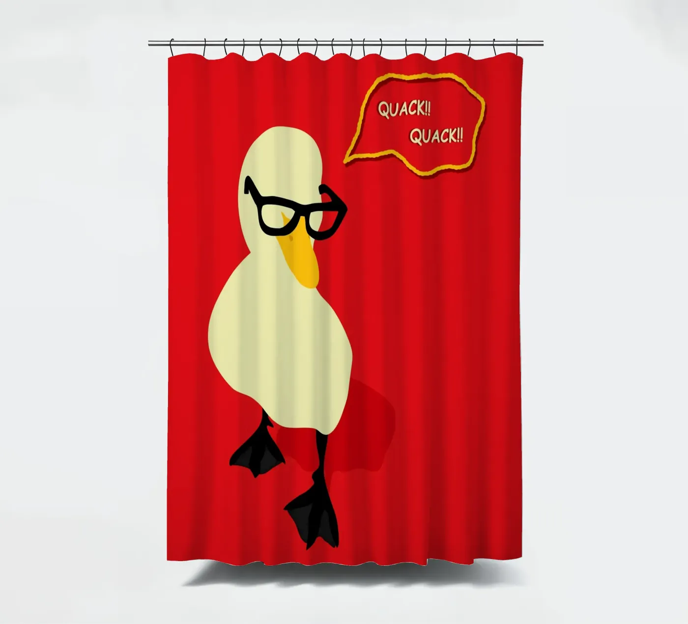 Dapper Duck Duschvorhang von Kintsugi99