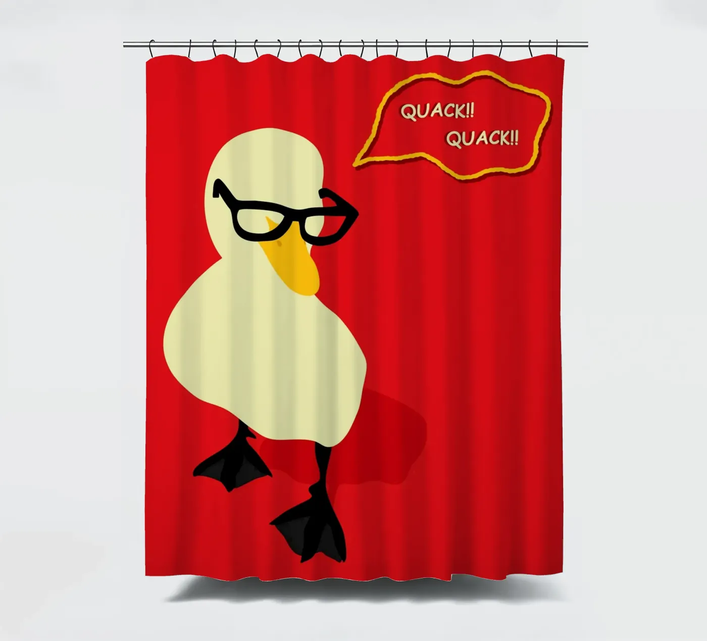 Dapper Duck Duschvorhang von Kintsugi99