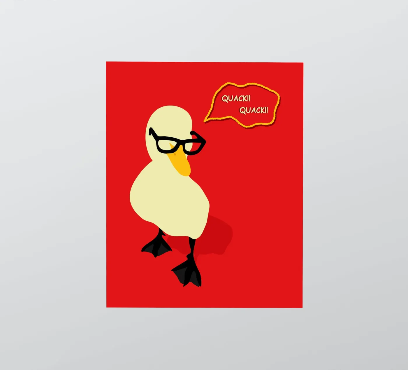 Dapper Duck sticker by Kintsugi99