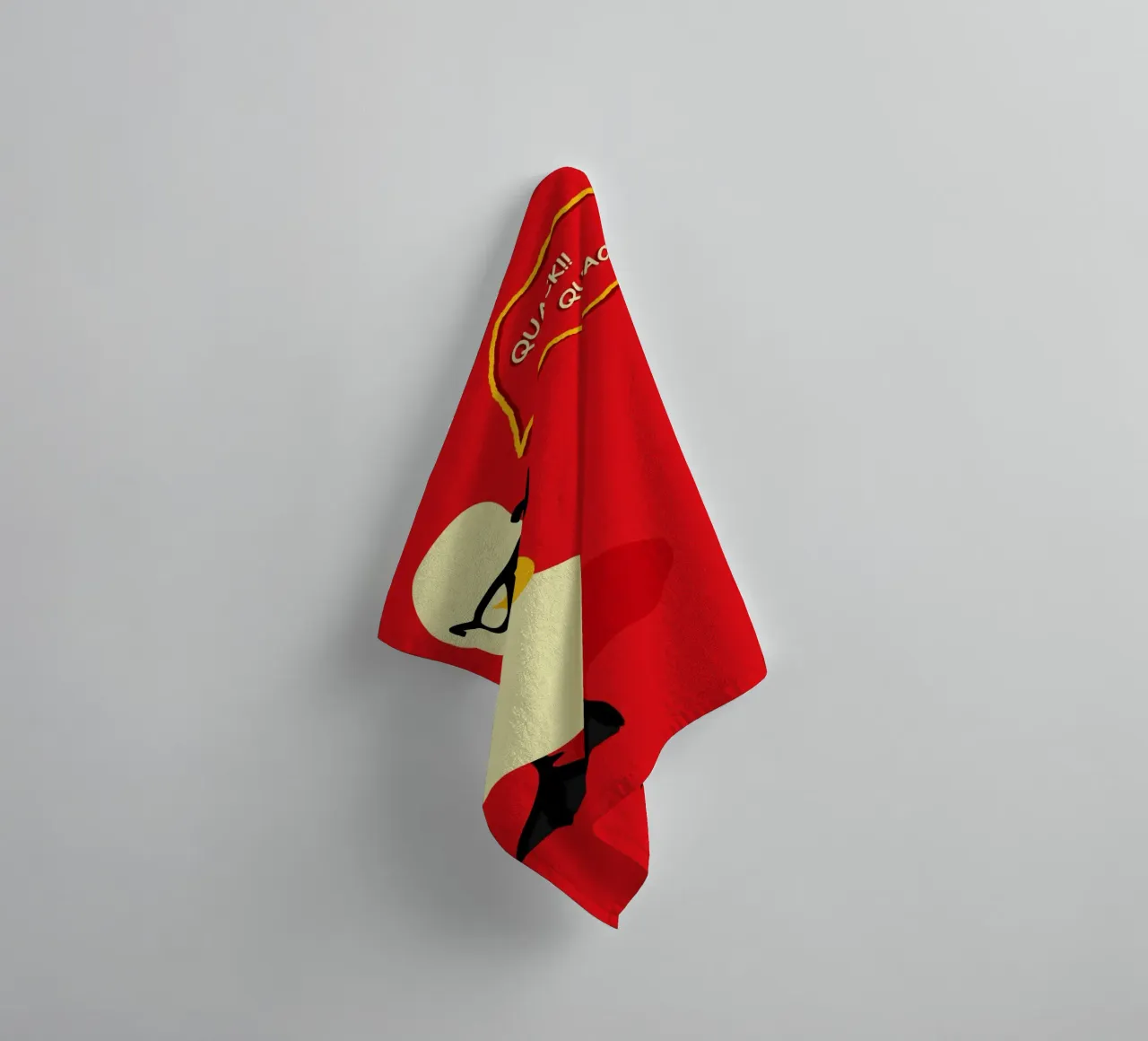 Dapper Duck towel by Kintsugi99