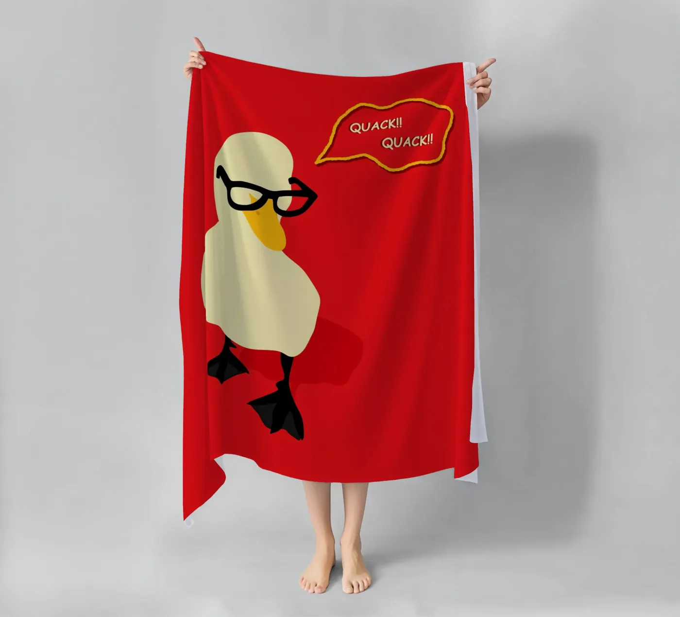 Dapper Duck strandhanddoek van Kintsugi99